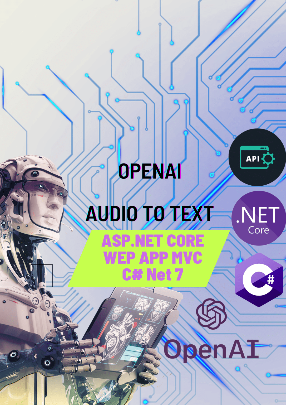 OpenAI Audio To Text with ASP.NET CORE WEB MVC NET 7 C# - CodingStudio